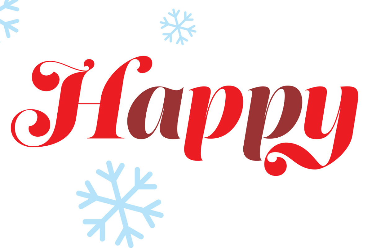 Happy Holidays, an Illustration by Ryder Doty (Photo 3 of 3)