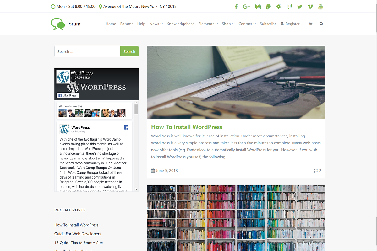 Forum & Community WordPress Theme, a WordPress Template by Visualmodo (Photo 25 of 27)