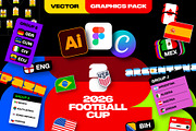 World Cup 2026 Ultimate Mega Bundle, a Sport Illustration by Lunarts Studio (Thumbnail 1 of 11)