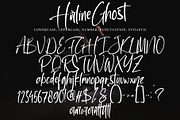 Hirline Ghost, a Script Font by pineungtype (Thumbnail 9 of 9)