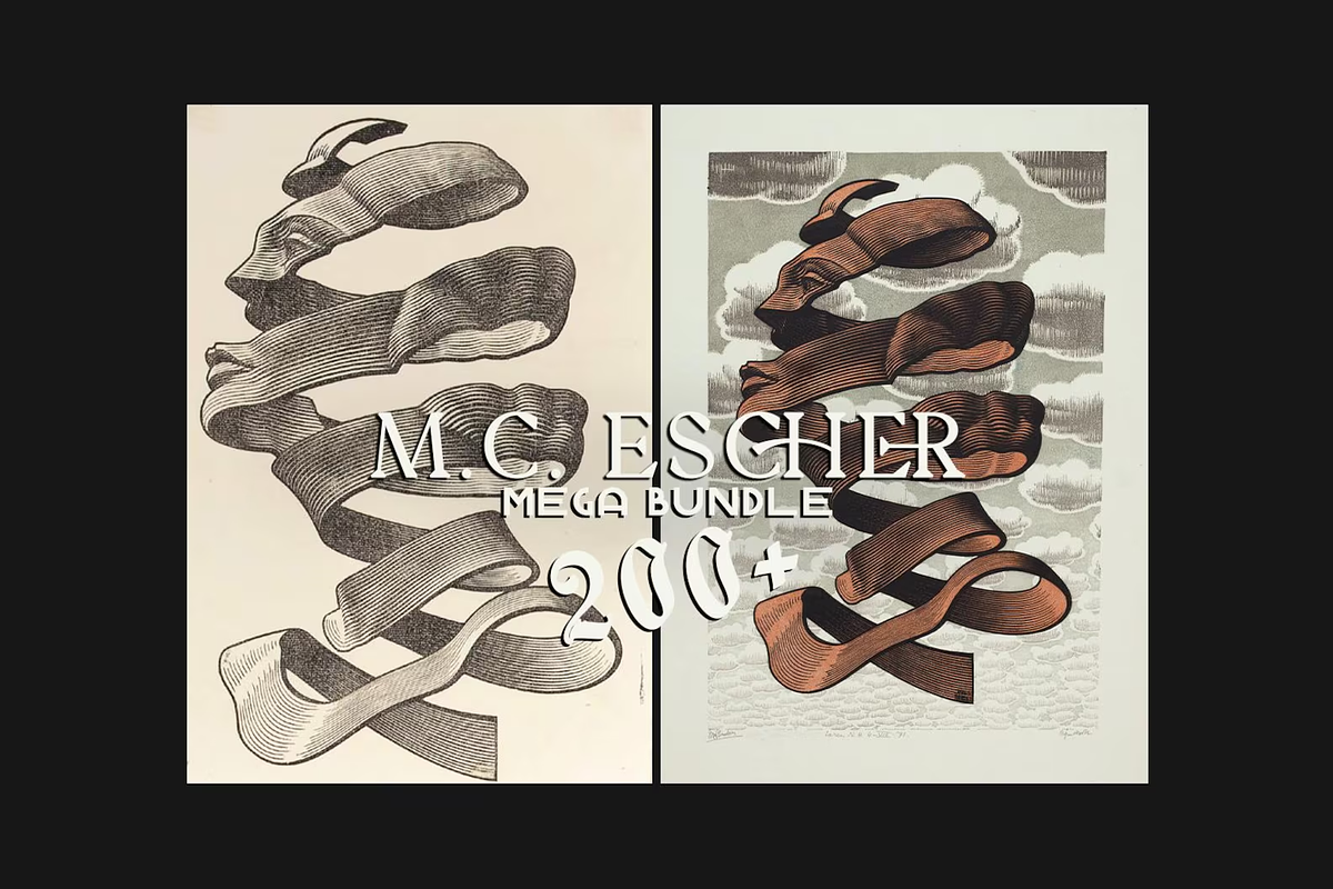 Maurits Cornelis Escher Mega Bundle, a Person Illustration by Digital Museum (Photo 5 of 11)