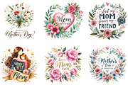 Mother's Day Sublimation Quotes Bund, an Illustration by DreamArtGraphic (Thumbnail 2 of 4)