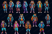 Stylish Tiger clipart, an Object Graphic by DreamerStarCo (Thumbnail 3 of 8)