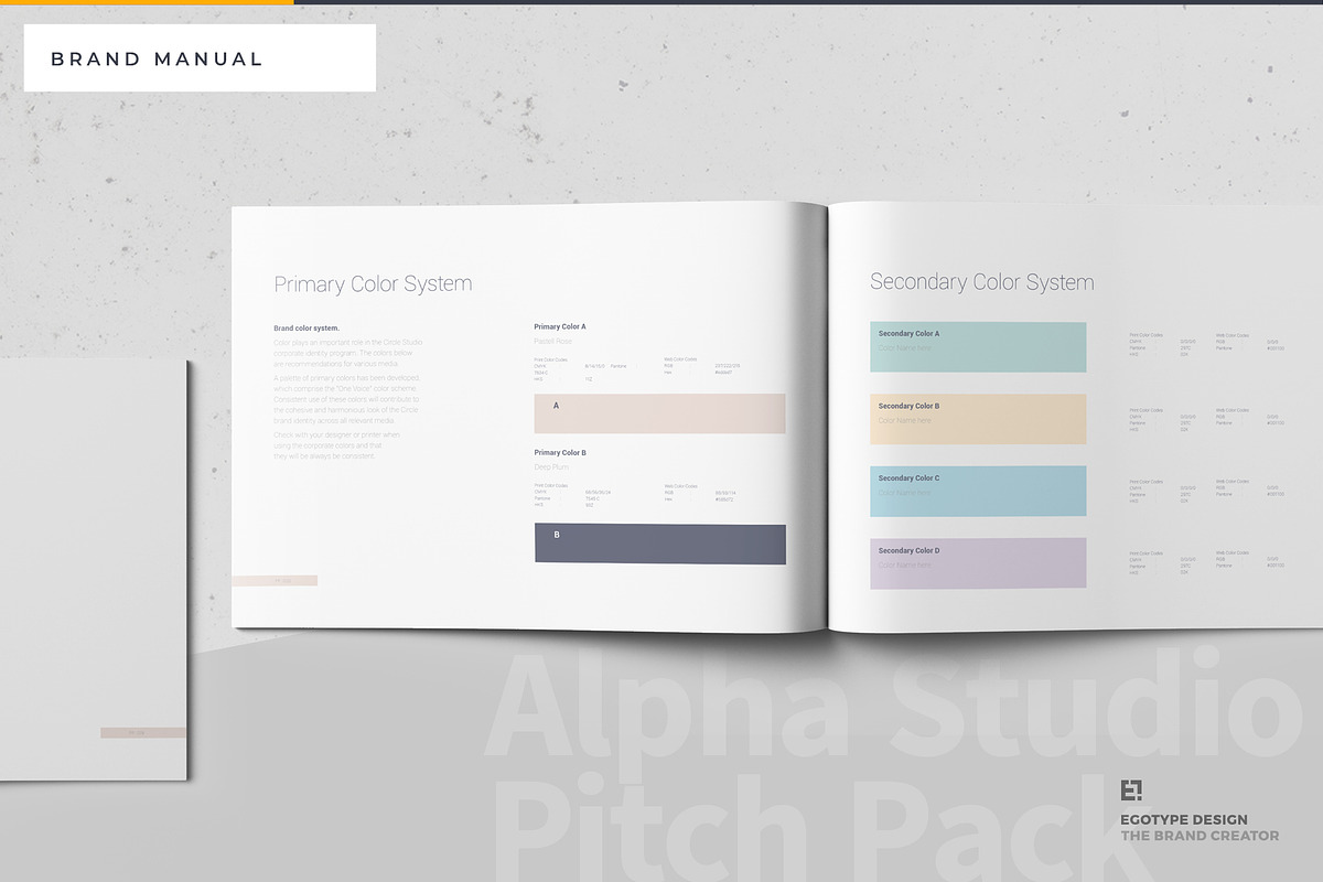 Calm Brand Guidelines, a Brochure Template by Egotype (Photo 6 of 35)