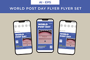 World Post Day Flyer Set, a Flyer Template by Lakhan1998 (Thumbnail 2 of 2)