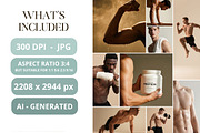100 Men Workout Stock Photos Bundle, a Sports & Recreation Photo by Selenique Studio (Thumbnail 3 of 20)