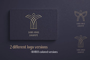 Linear & classy Angel logo, a Branding & Logo Template by Alexandra De Angelis (Thumbnail 2 of 13)