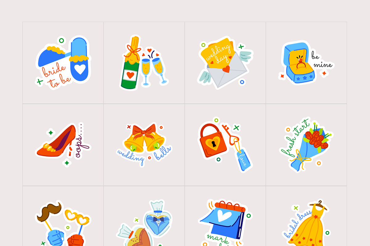 Animated Wedding Stickers, an Emoji Icon by Prosymbols (Photo 8 of 13)