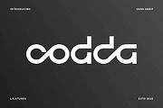 Codda Rounded Logo Font, a Sans Serif Font by Artiveko (Thumbnail 1 of 9)