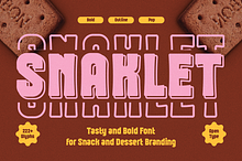 Snaklet - A Bold Display Font