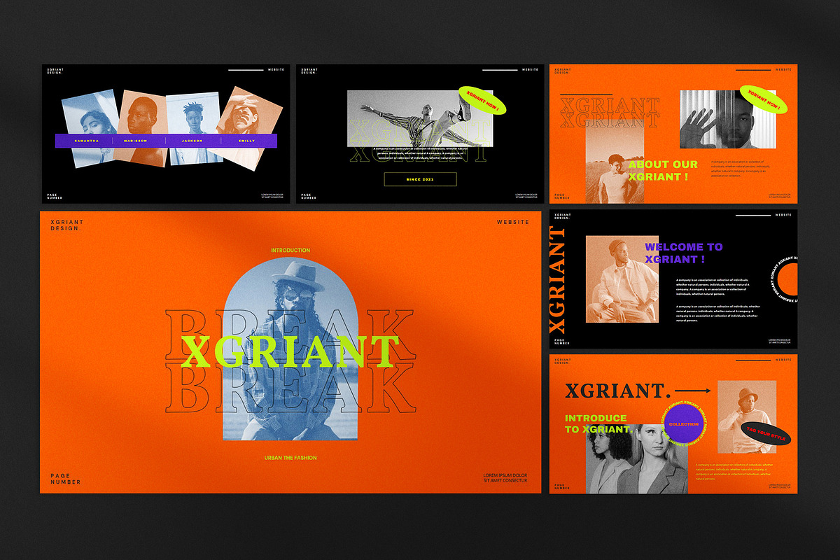 Xgriant Presentation Template preview 3