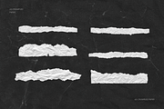 65 Crumpled Ripped Paper Pieces, a Texture Graphic by Ksuview (Thumbnail 6 of 14)