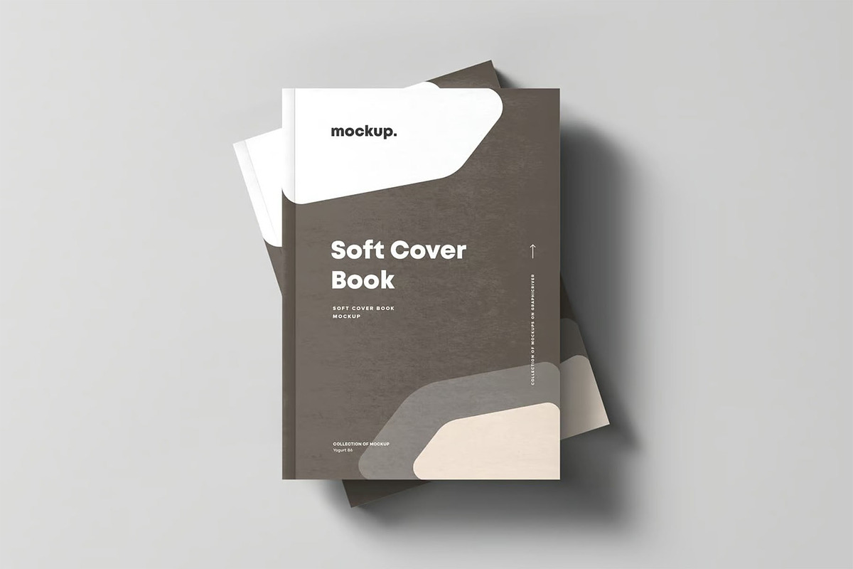 Soft Cover Book Mock-up, a Product Mockup by zippypixelstudio (Photo 11 of 15)