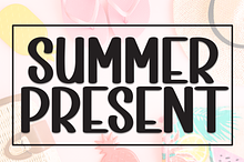 Summer Present | Script Font