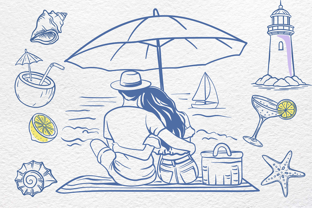 Summer Mediterranean, an Object Graphic by Watercolor dreams (Photo 10 of 13)