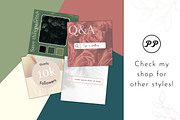 Instagram Template/Gradient Posts, a Social Media Template by PittaFinePrint (Thumbnail 6 of 8)