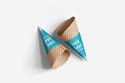 Cone Label Mockup, a Product Mockup by MrLetters (Thumbnail 4 of 5)
