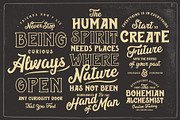 Bohemian Alchemist 5 Font + 15 Badge, a Script Font by Opus Nigrum (Thumbnail 12 of 17)