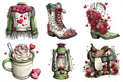 Western Valentine Clipart Bundle, an Illustration by Daily.Designs (Thumbnail 5 of 7)
