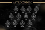 Astrology signs SVG/ Zodiac Sign SVG, an Illustration by Luiz da Rolt Grathwohl (Thumbnail 3 of 7)