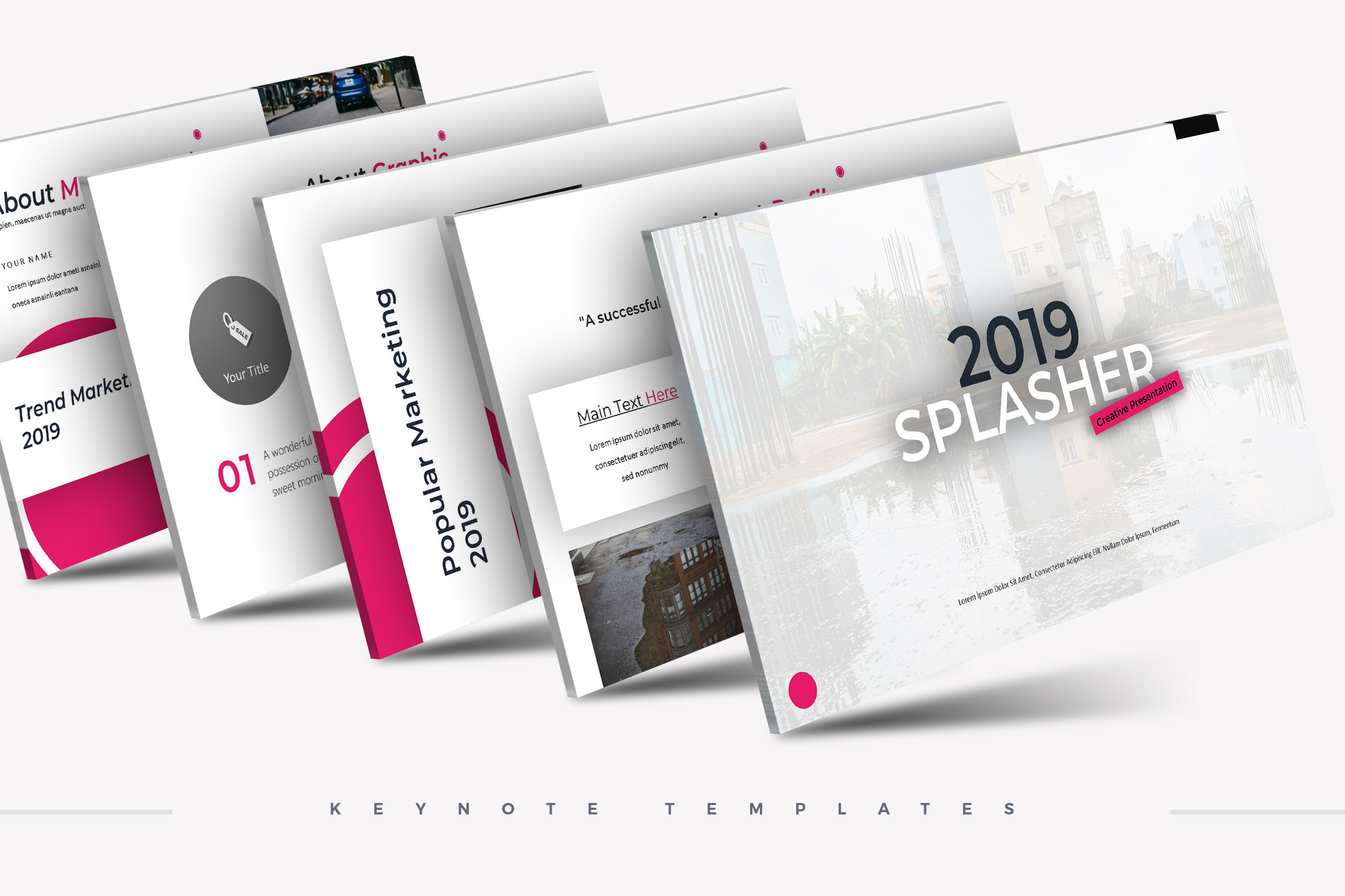 Splasher - Keynote Template, a Presentation Template by AQR Studio