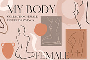 MY BODY | Collection Female figur, an Illustration by ms Julia Nova (Thumbnail 1 of 7)