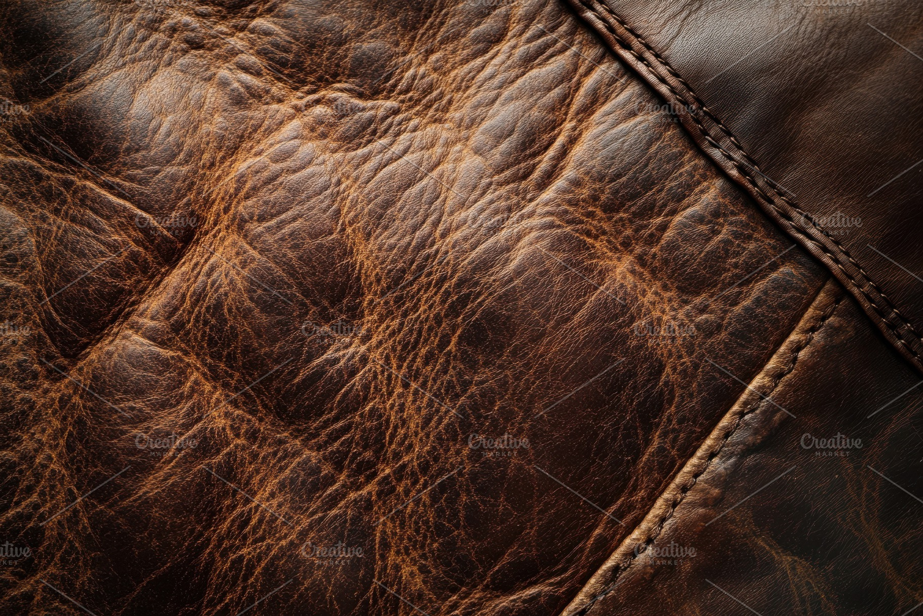 Rich Brown Leather Texture Detailed, a Background Photo by Pixeness Studio