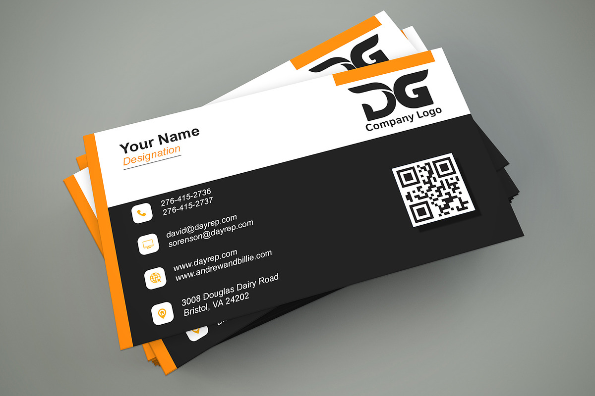 Client Manager Business Card PSD preview 6