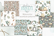 Autumn Breeze. Watercolor collection, an Object Graphic by Ana-Sakuta (Thumbnail 14 of 20)