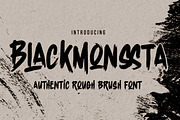 Blackmonssta – Authentic Brush Font, a Handwritten Font by Almarkhatype (Thumbnail 1 of 10)