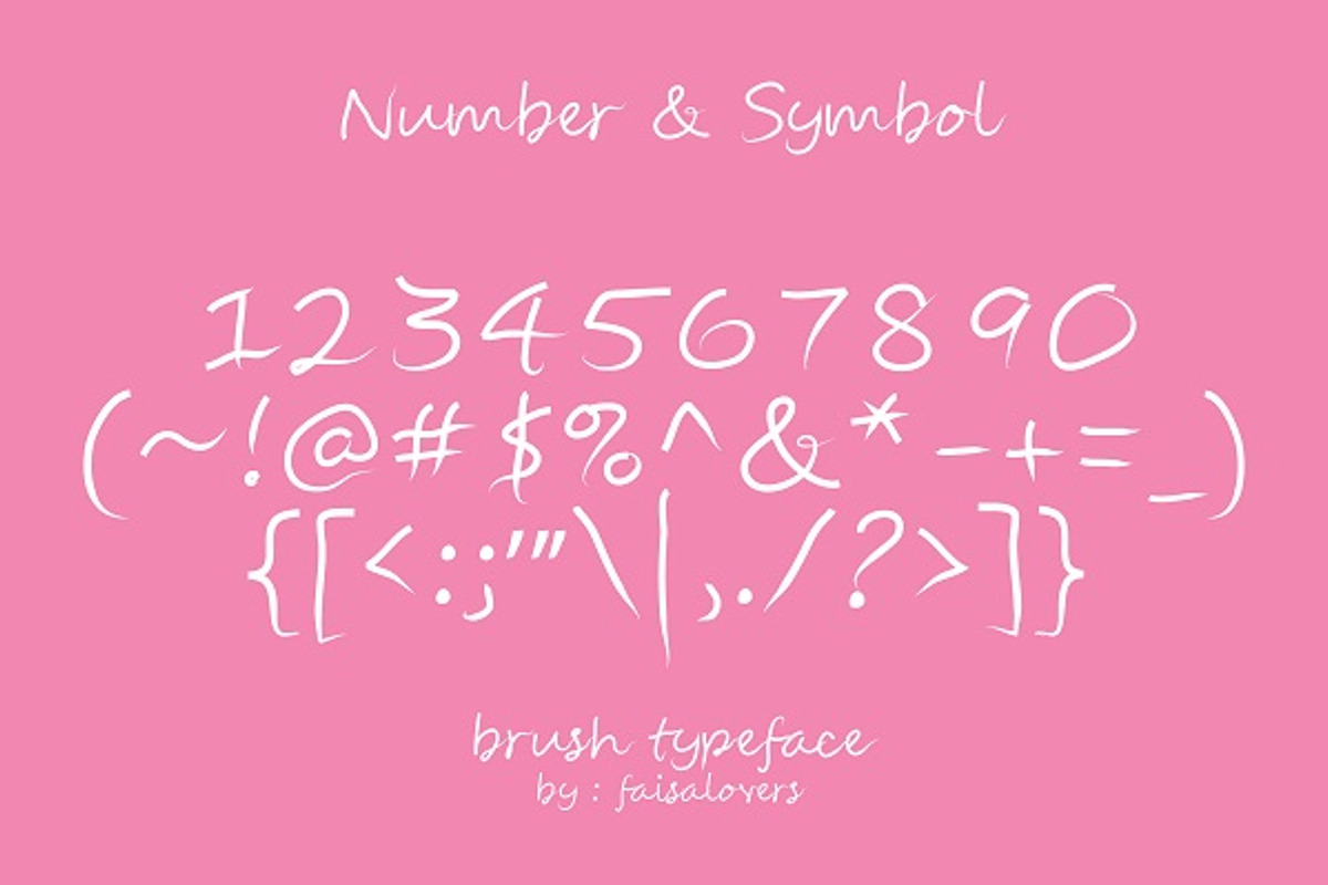 Sister font preview 5