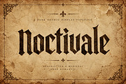 NOCTIVALE — Dark Blackletter Font, a Blackletter Font by Wow Magic (Thumbnail 3 of 4)