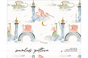 Dragon Nest Clouds Fantasy pattern, a Pattern Graphic by Milatoo (Thumbnail 1 of 3)