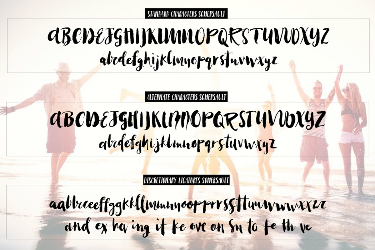 50% off Somersault, a Handwritten Font by Fontforecast (Photo 11 of 12)