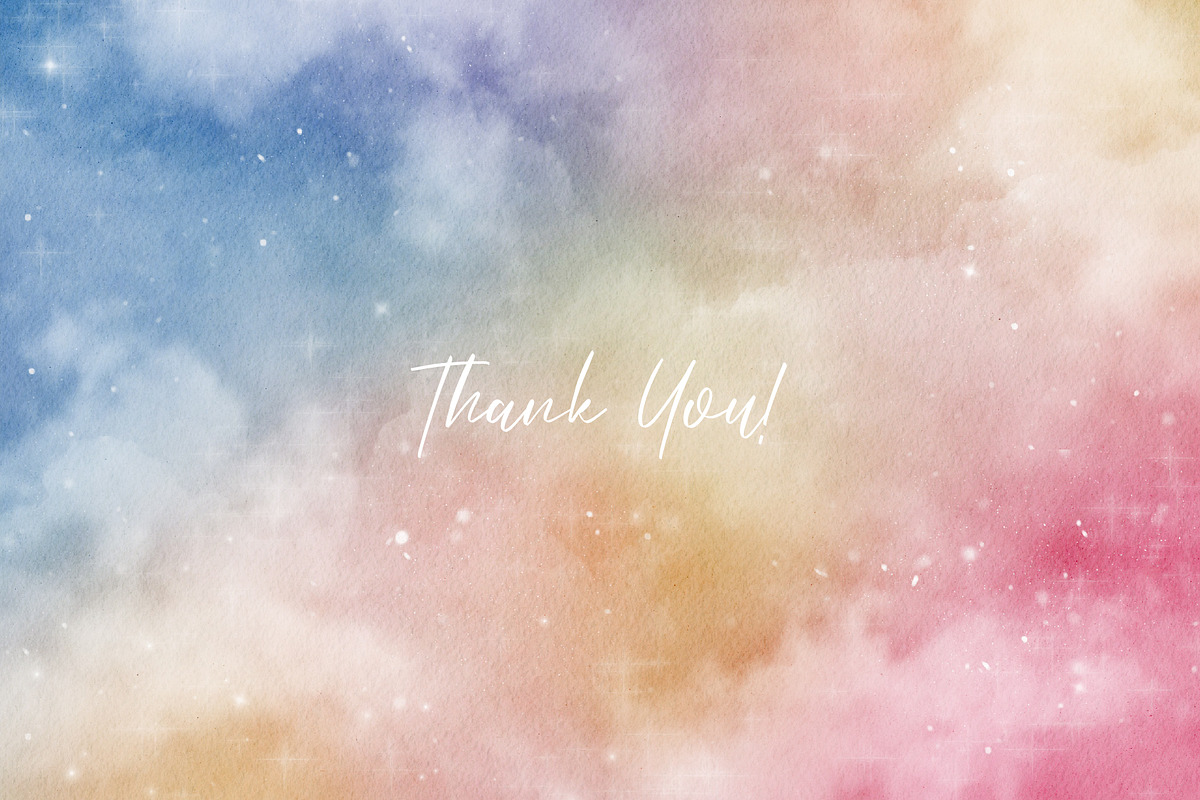 Fluffy Sky Watercolor Backgrounds, a Texture Graphic by Tiger and Flower (Photo 10 of 10)