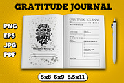 Gratitude journal kdp interior, a Magazine Template by TiveCreate (Thumbnail 1 of 3)