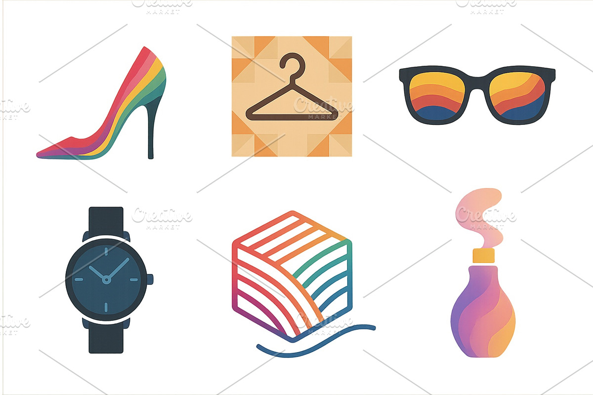 Vibrant collection of colorful, an Object Illustration by ZinetroN