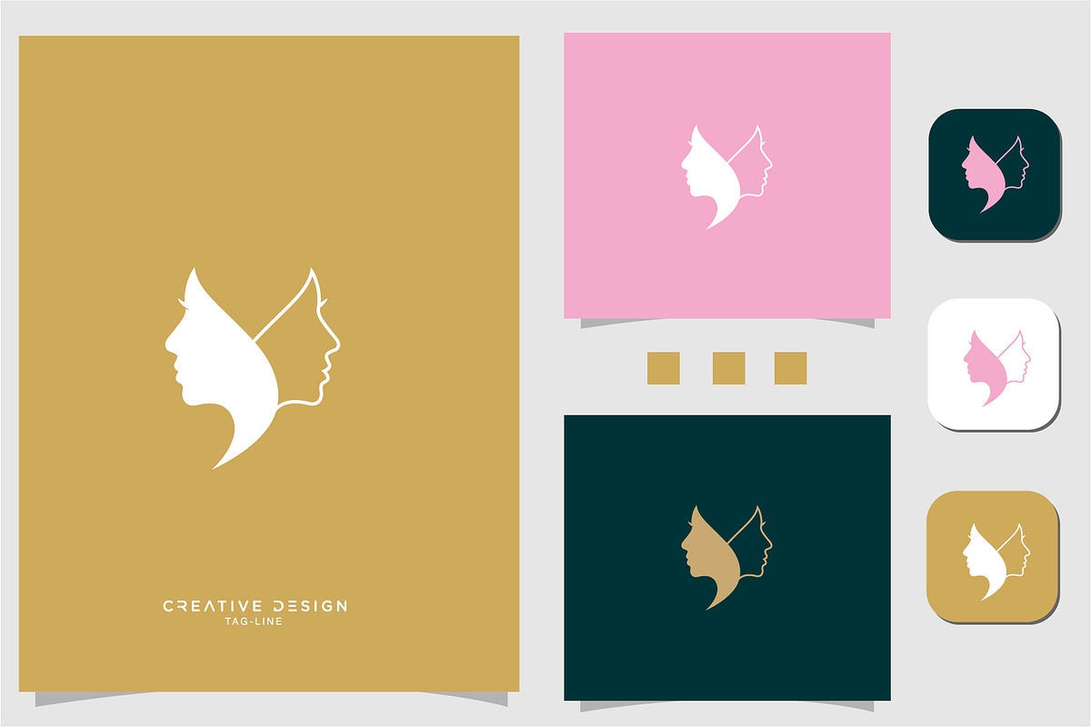 Beauty face logo, a Branding & Logo Template by art_creater (Photo 2 of 2)