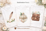 Victorian Christmas Sublimation, a Decorative Illustration by Artnoy (Thumbnail 5 of 8)