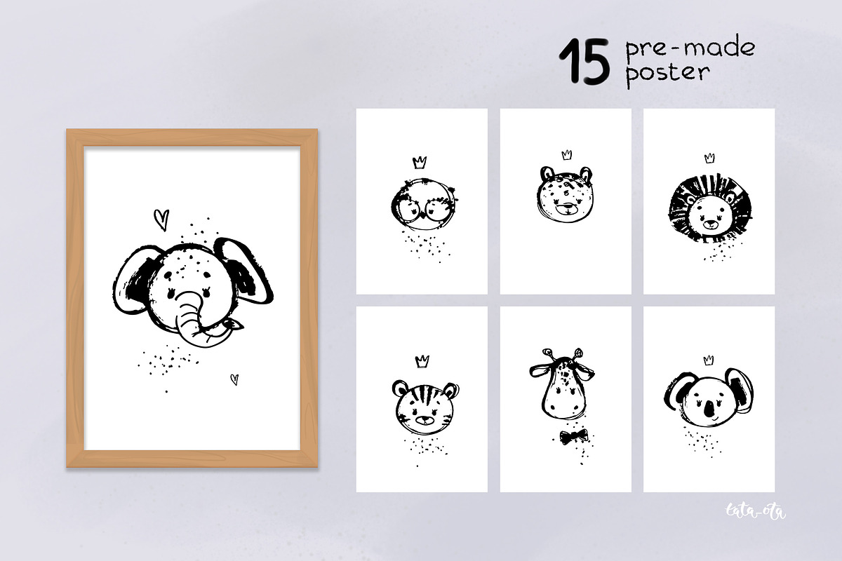 Baby animals, an Animal Illustration by tata_ota (Photo 14 of 18)