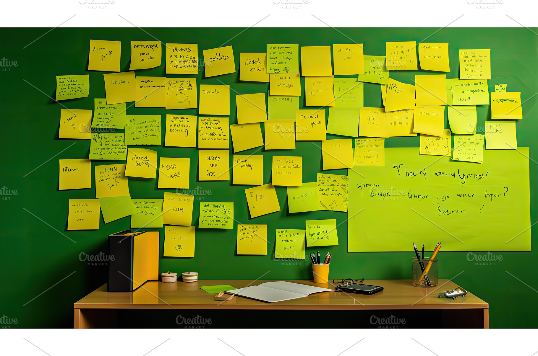 post green and yellow backgrounds ai, a Background Photo by pikepicture