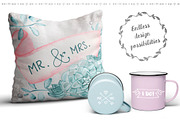 Succulent Wedding Watercolor Set, a Decorative Illustration by Doris Nawratil (Thumbnail 5 of 7)