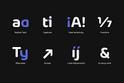 Arlon – Futuristic Font Family, a Sans Serif Font by Marc Lohner (Thumbnail 6 of 8)