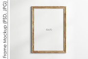 Wooden Frame Mockup PSD JPG, a Print Template by VNmockup (Thumbnail 2 of 5)