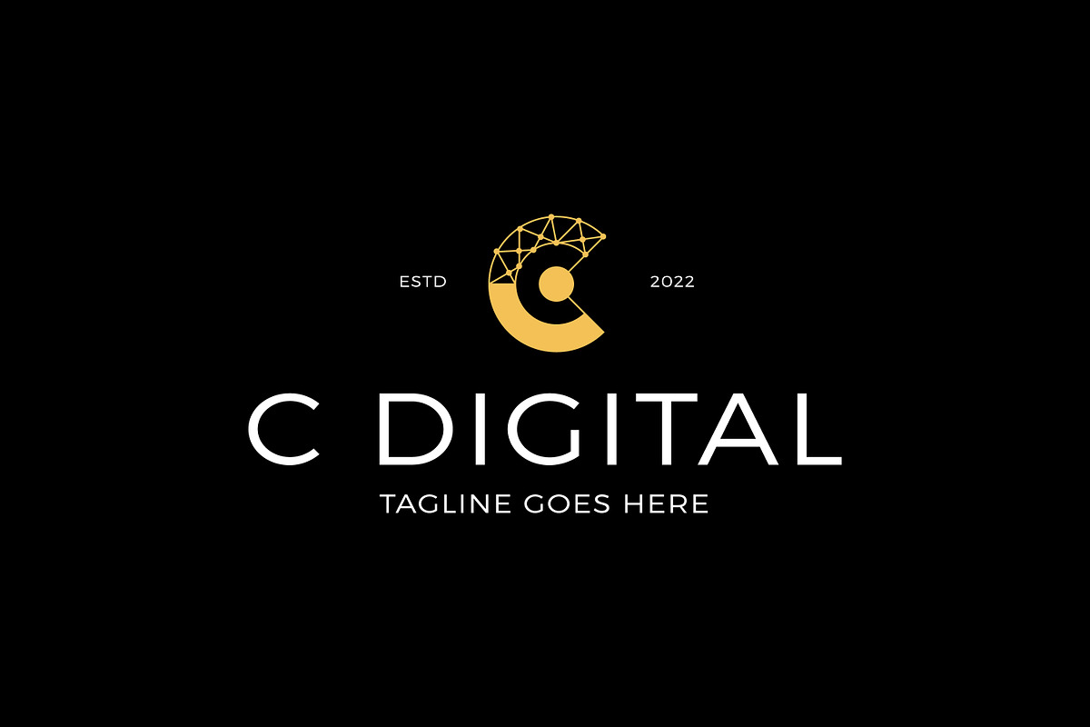 Letter C Digital Logo, a Branding & Logo Template by juliawan