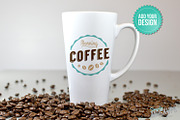 17oz Latte Mug Mockup - 1 Sided, a Cups & Container Mockup by Simply Mockups (Thumbnail 2 of 2)
