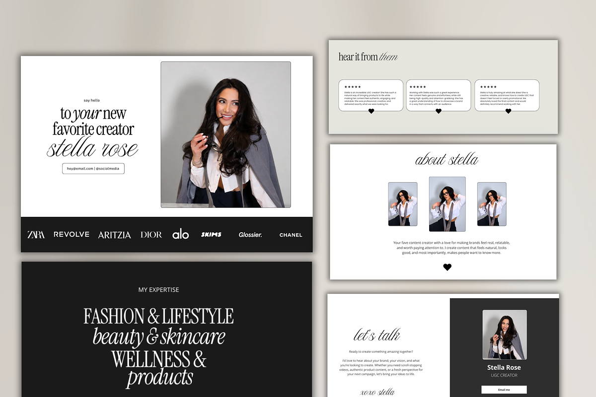 Ugc Portfolio | Ugc Website Template, a Social Media Template by Design Driven Media (Photo 2 of 12)