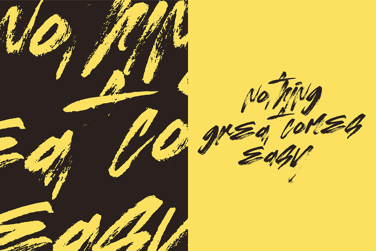 Blaze Fury | Aggressive Brush Font, a Script Font by Ardana Creative (Photo 10 of 13)