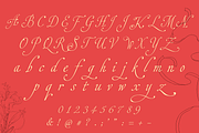 Kennedia - Script, a Script Font by Lilithcollageart (Thumbnail 5 of 8)