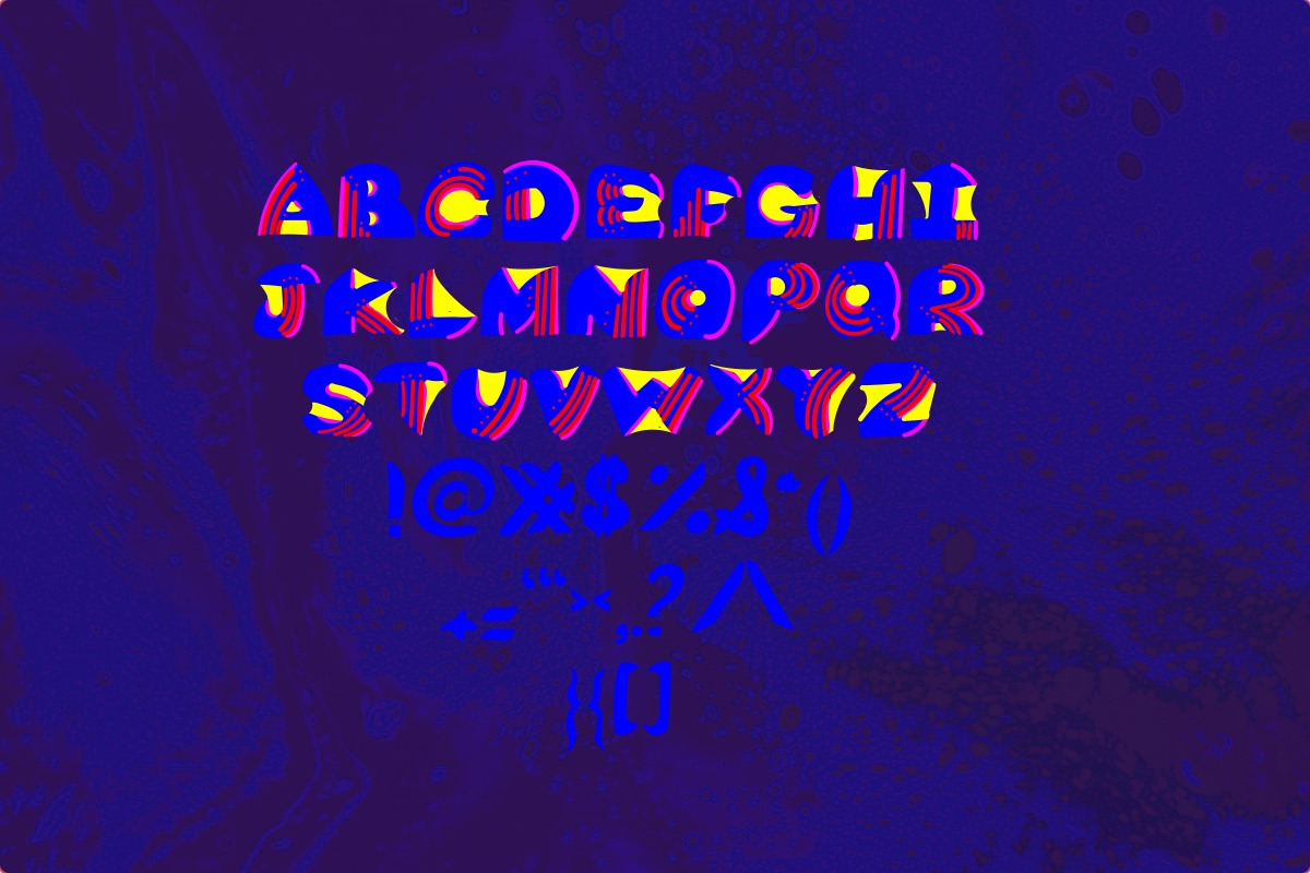 Stardust Color Font, a Font by CosmicMedium (Photo 2 of 3)